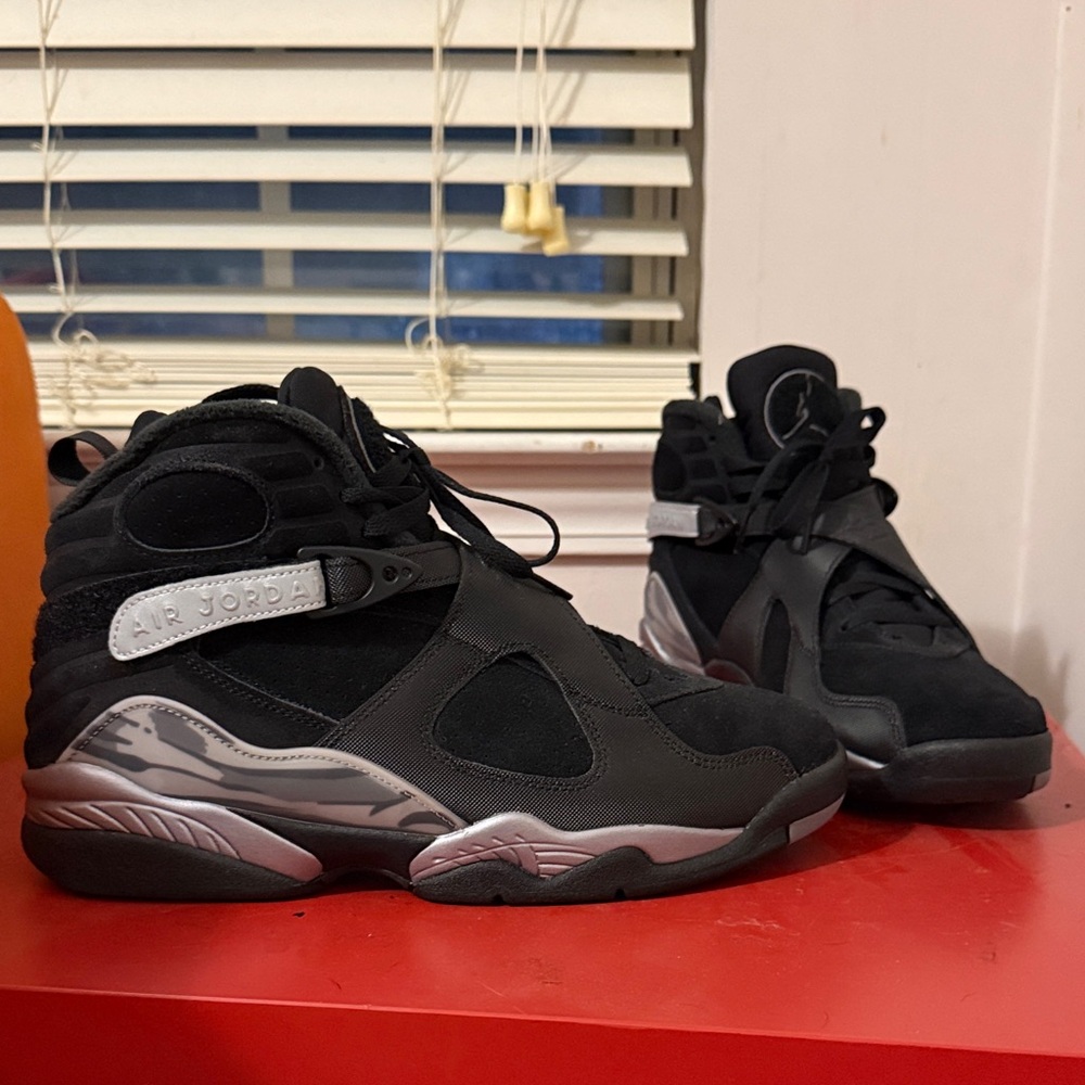 Air Jordan Black and Gray Sneakers